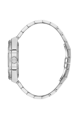 Stalen en Keramisch Quartz Horloge - Zilverkleurig en zwart