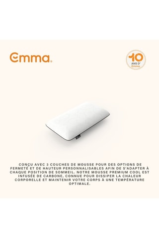 2 oreillers Premium Cool Pillow Emma