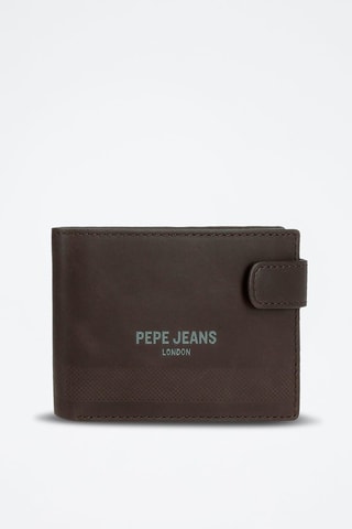 Portefeuille en cuir Deep - Marron