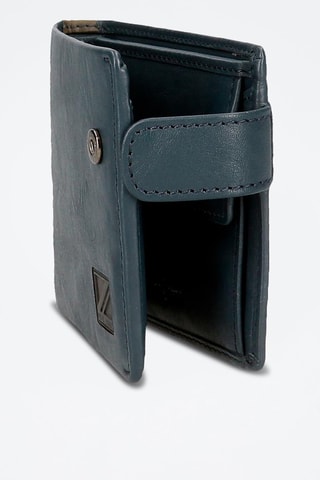 Portefeuille Marshal en cuir - Bleu