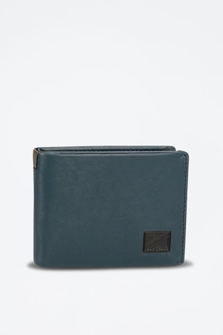 Portefeuille en cuir Marshal - Bleu foncé