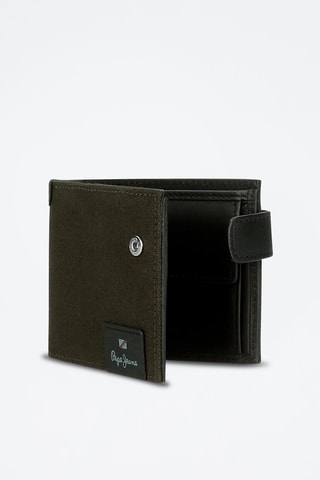 Portefeuille en cuir Hilltop - Vert foncé