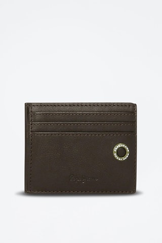 Portefeuille Badge Marron