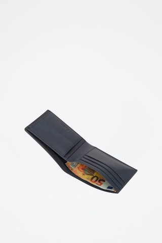 Portefeuille en cuir Deep - Bleu marine