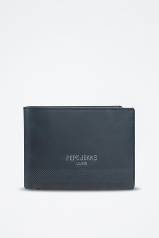 Portefeuille en cuir Deep - Bleu marine