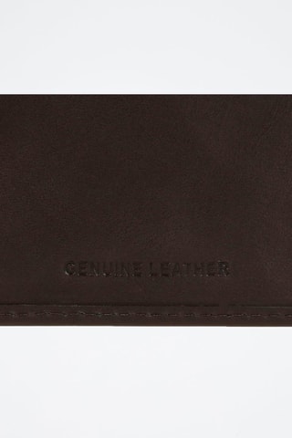 Portefeuille en cuir Deep - Marron