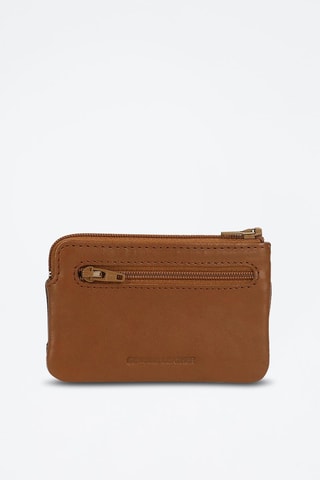 Porte-monnaie en cuir Striking - Marron