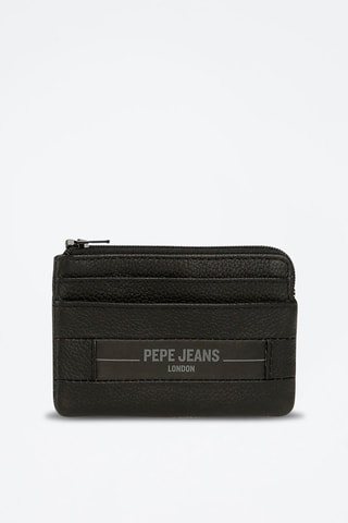 Porte-monnaie Checkbox - Noir