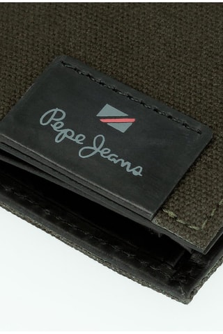 Porte-monnaie en cuir Hilltop - Vert foncé