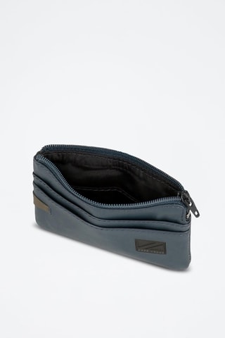 Porte-monnaie en cuir Marshal - Bleu