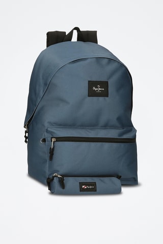 Sac à dos et trousse Aris Evergreen - Bleu