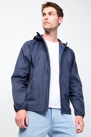 Coupe-vent à capuche Manille - Bleu marine