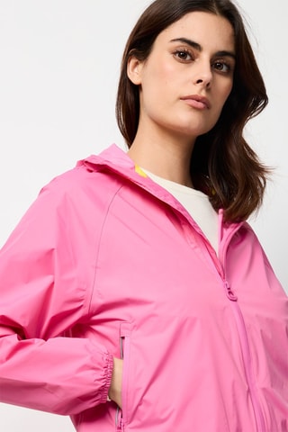 Coupe-vent à capuche Singapore - Rose