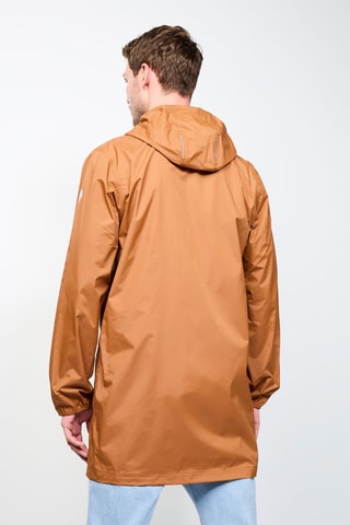 Coupe-vent long à capuche Stockholm - Caramel