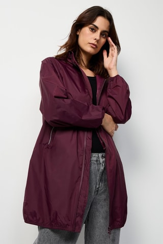 Parka à capuche Copenhagen - Aubergine