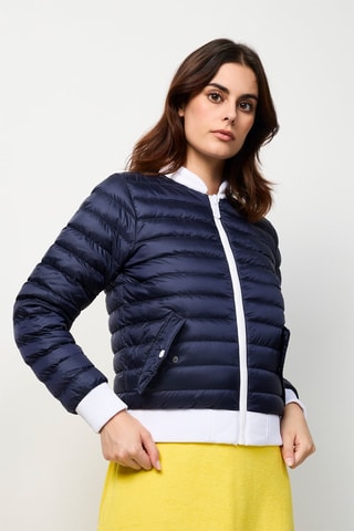 Bomber réversible Hanoi - Blanc et bleu marine