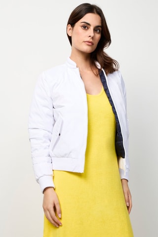 Bomber réversible Hanoi - Blanc et bleu marine