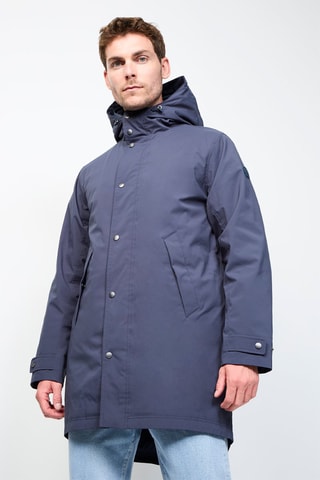 Parka réversible à capuche 2-en-1 Gobi - Bleu marine et indigo