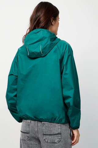 Coupe-vent à capuche Singapore - Vert foncé