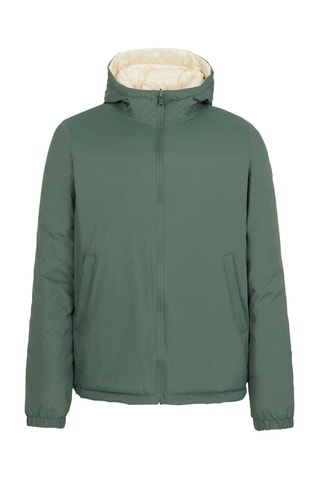 Doudoune réversible à capuche Bergen 2.0 - Vert et beige
