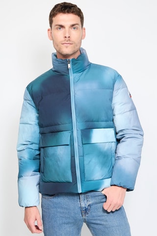 Doudoune tie and dye Okinawa Frost - Bleu clair