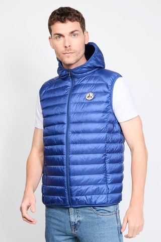 Doudoune sans manches à capuche Pat - Bleu foncé