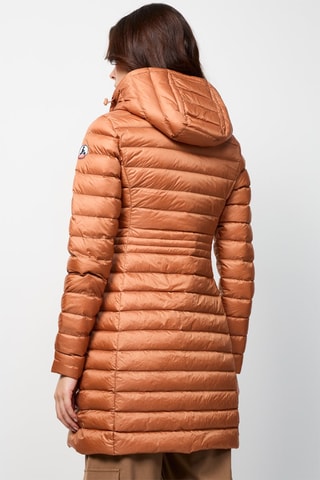 Doudoune longue à capuche Vero - Camel