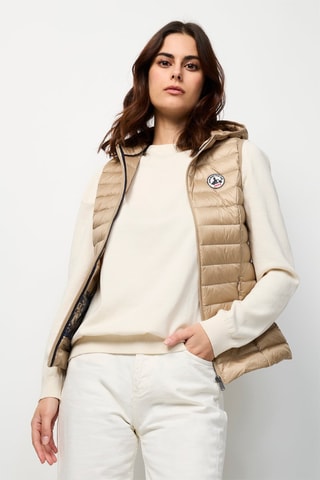 Doudoune sans manches Mali - Beige