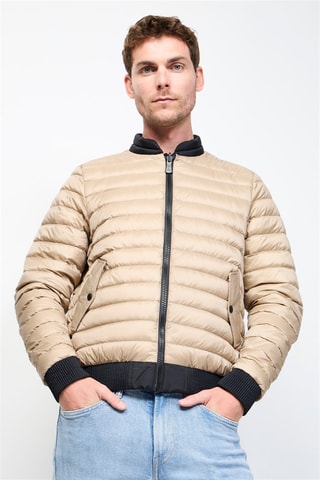 Doudoune réversible Bombay - Noir et beige