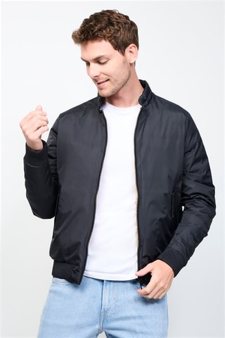 Doudoune réversible Bombay - Noir et beige