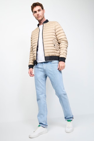 Doudoune réversible Bombay - Noir et beige