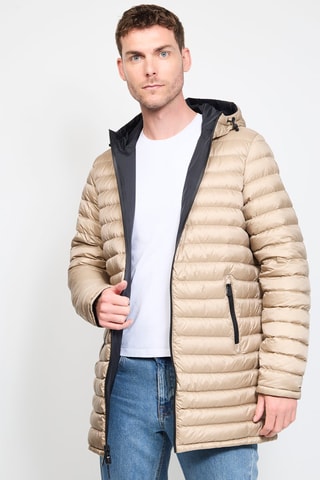 Doudoune réversible Amsterdam - Beige et noir