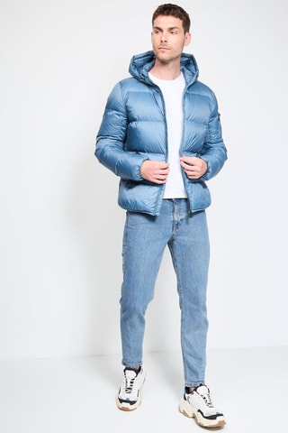 Doudoune à capuche Java - Bleu clair