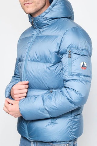 Doudoune à capuche Java - Bleu clair