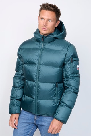 Doudoune à capuche Java - Vert foncé