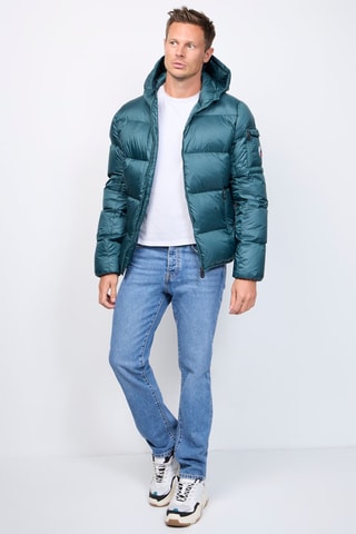 Doudoune à capuche Java - Vert foncé