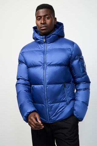 Doudoune à capuche Java - Bleu foncé