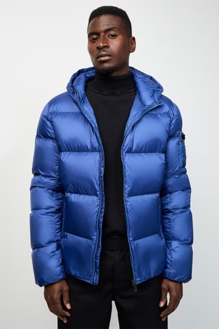 Doudoune à capuche Java - Bleu foncé