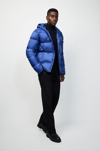 Doudoune à capuche Java - Bleu foncé