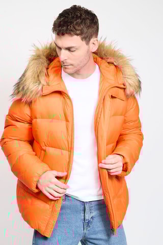 Doudoune à capuche Prestige 2.0 - Orange foncé