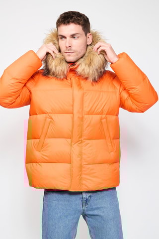 Doudoune à capuche Prestige 2.0 - Orange foncé