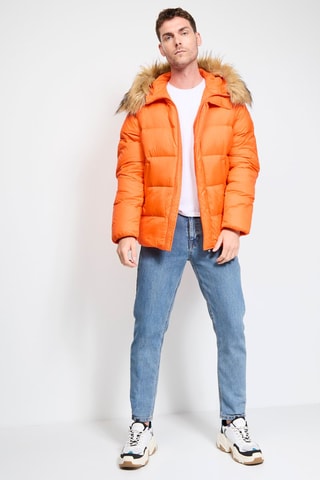 Doudoune à capuche Prestige 2.0 - Orange foncé