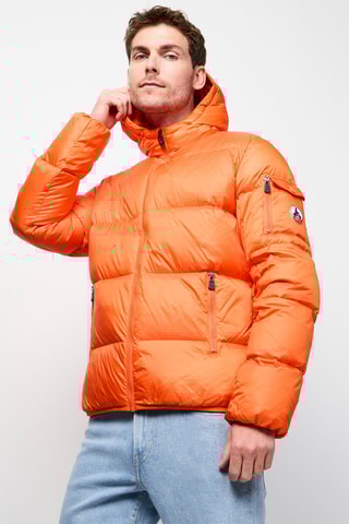 Doudoune à capuche Java - Orange foncé