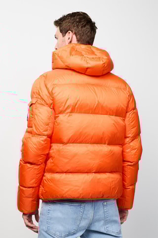 Doudoune à capuche Java - Orange foncé
