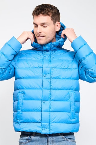 Doudoune à capuche Jorge - Bleu cobalt