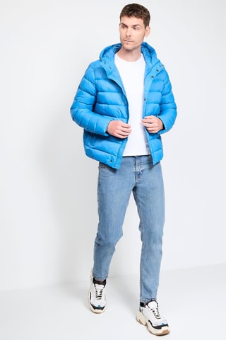 Doudoune à capuche Jorge - Bleu cobalt