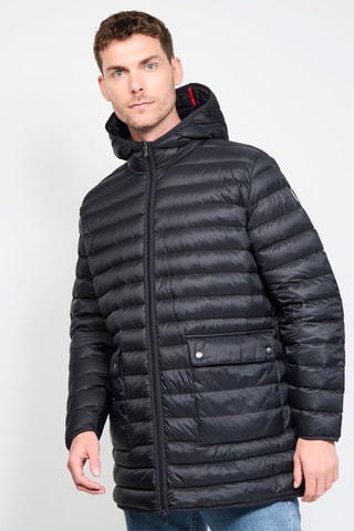 Doudoune à capuche Luc - Noir