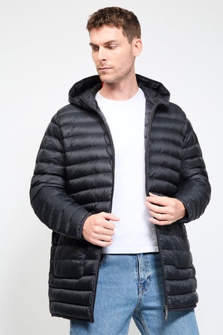 Doudoune à capuche Luc - Noir