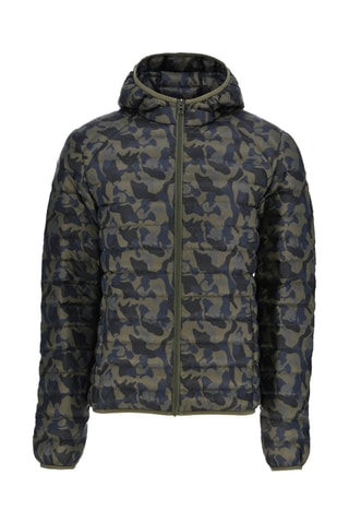 Doudoune à capuche Nico Camo - Vert