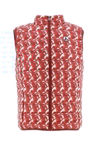 Doudoune sans manches Tom Monogram - Rouge